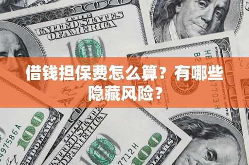 北京借钱担保费怎么算？有哪些隐藏风险？