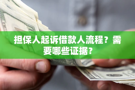 北京担保人起诉借款人流程？需要哪些证据？