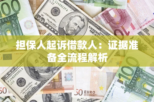 北京担保人起诉借款人：证据准备全流程解析