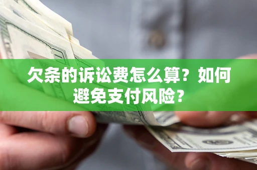 北京欠条的诉讼费怎么算？如何避免支付风险？